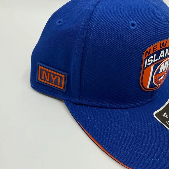 New York Islanders NHL Fanatics Authentic Pro Royal Blue Snapback Hat Cap - Picture 2 of 7